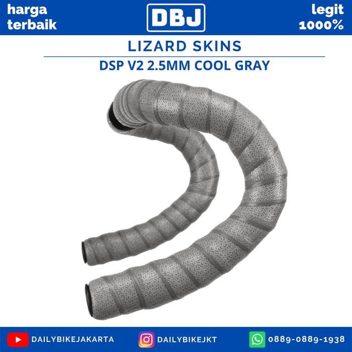Gambar BARTAPE SEPEDA LIZARD SKINS DSP V2 2.5MM HANDLEBAR BARTAPE - DIAMOND WHITE dari Daily Bike Shop_NEW undefined 4 Tokopedia