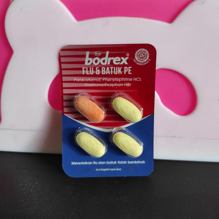 Gambar bodrex migran / flu dan batuk / extra per strip isi 4 tablet migran - flu dan batuk dari SKI-Aseng undefined Tokopedia