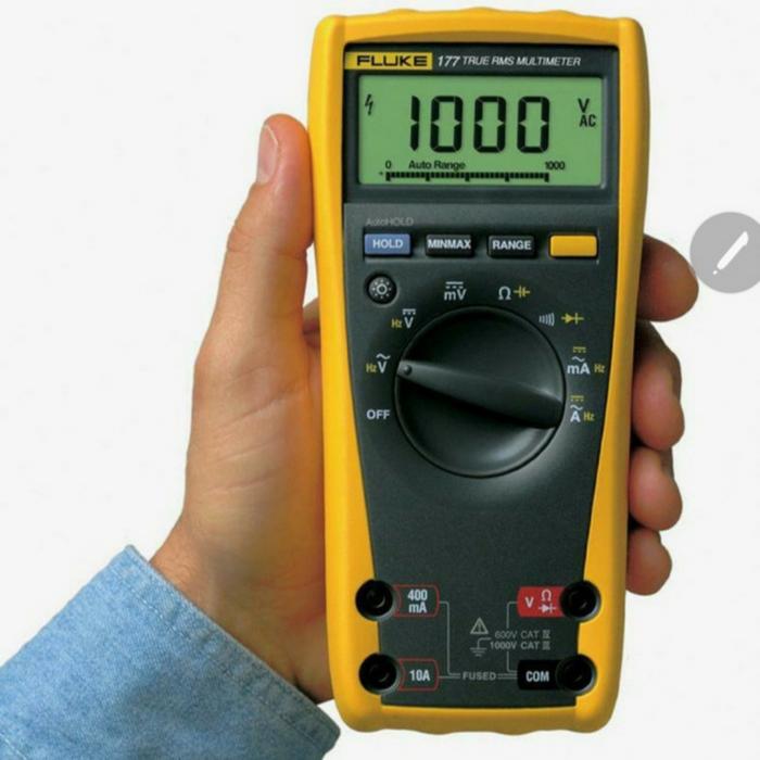 Jual Fluke 177 True RMS Digital Multimeter multimeters Original 100% ...