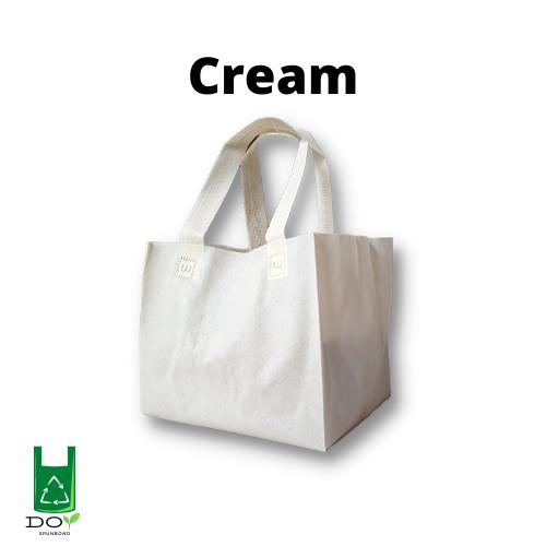 Gambar Tas Spunbond / Goodie Bag Box Kotak Nasi 22x22 / 20x20 (Harga Satuan) - Cream, 25x25 dari Doy. Spunbond undefined Tokopedia
