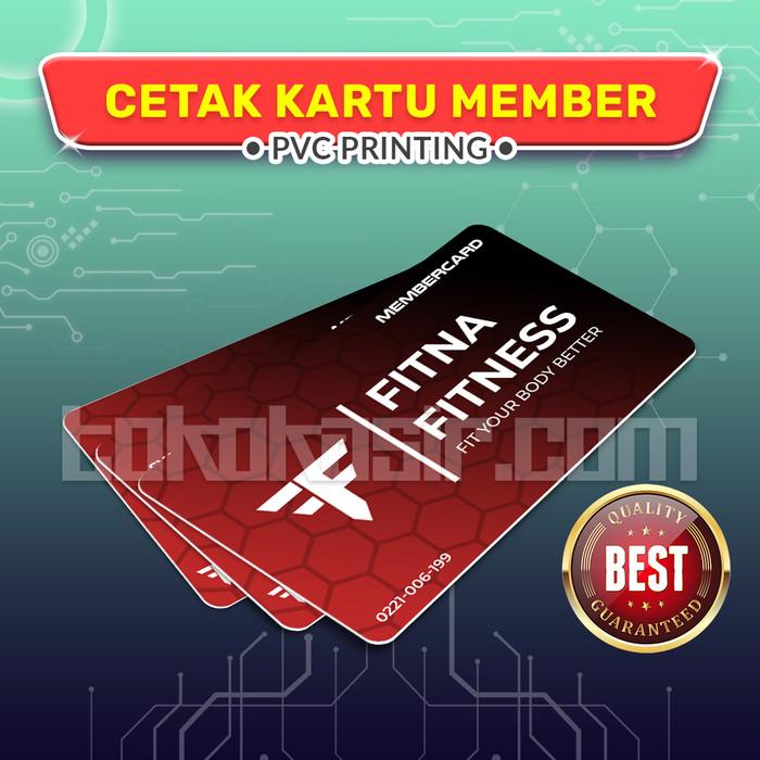 Jual Cetak Sample Kartu Member GYM ID Card Anggota - Kota Surabaya ...