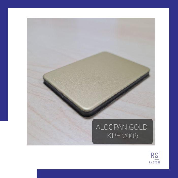 Gambar ACP - Alumunium Composite Panel Alcopan PVDF Outdoor 4mm - Gold dari Raka Azka Store ACP undefined Tokopedia