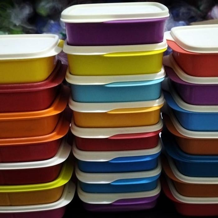Gambar tempat bekal lunch box sedang 550 ml loly tup tupperware second dari GALERI73 undefined Tokopedia
