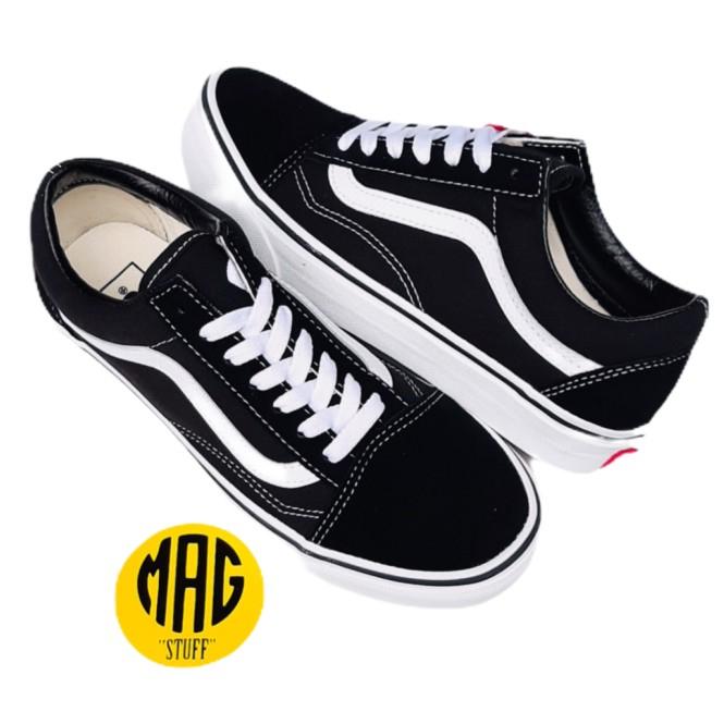 Gambar Vans Oldskool Black White Original - 46 dari mag.stuff undefined Tokopedia