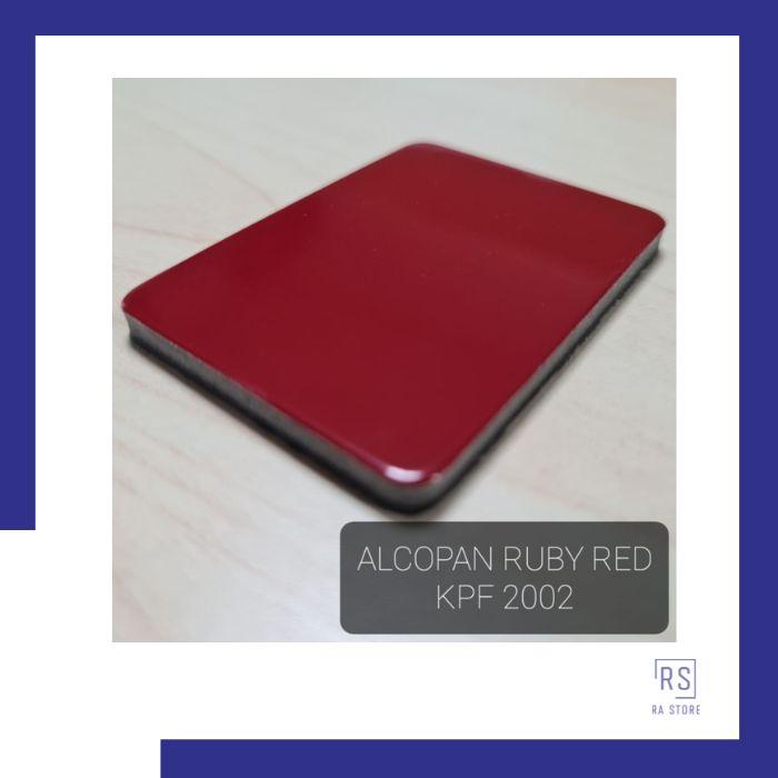 Gambar ACP - Alumunium Composite Panel Alcopan PVDF Outdoor 4mm - Ruby Red dari Raka Azka Store ACP undefined Tokopedia