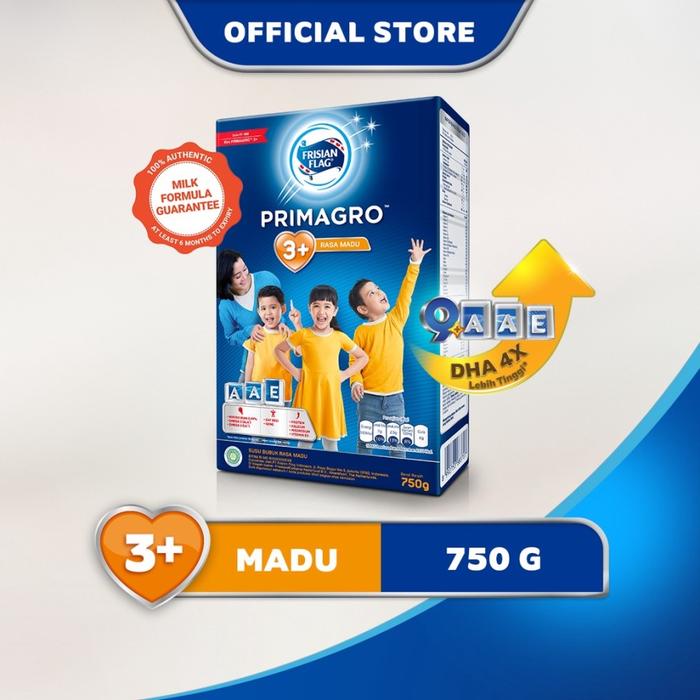 Gambar PRIMAGRO 3+ VANILA / MADU 750G FRISIAN FLAG 3-6 TAHUN SUSU DIATAS 3Y - MADU dari MAMA SUSU TAMAN ROYAL undefined Tokopedia