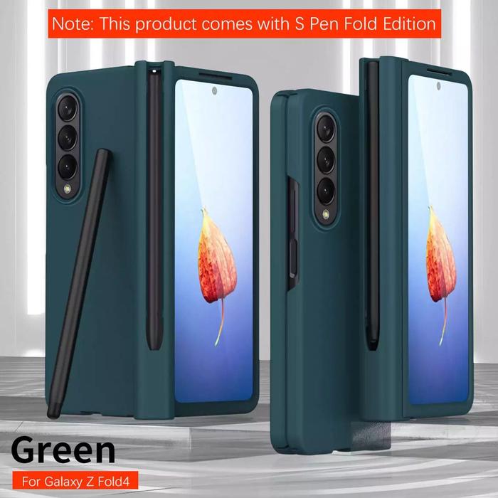 Gambar CASE SAMSUNG GALAXY Z FOLD4 5G z FOLD 4,3,2 HINGE SLOT SPEN FREE GLASS - Hijau, Z FOLD 3 dari i-case undefined Tokopedia