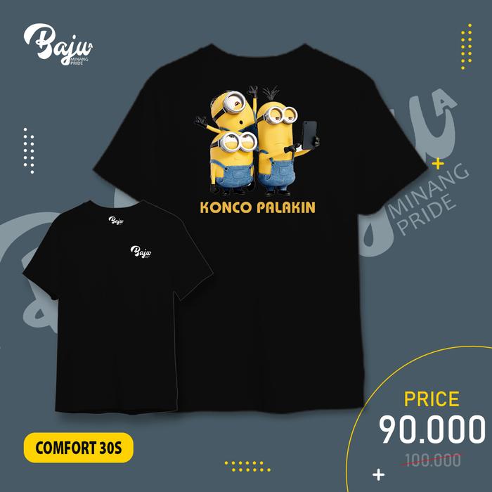 Gambar Bajua - Konco Palakin - M,L,XL,XXL - Hitam, L dari Bajua (Minang pride) undefined Tokopedia
