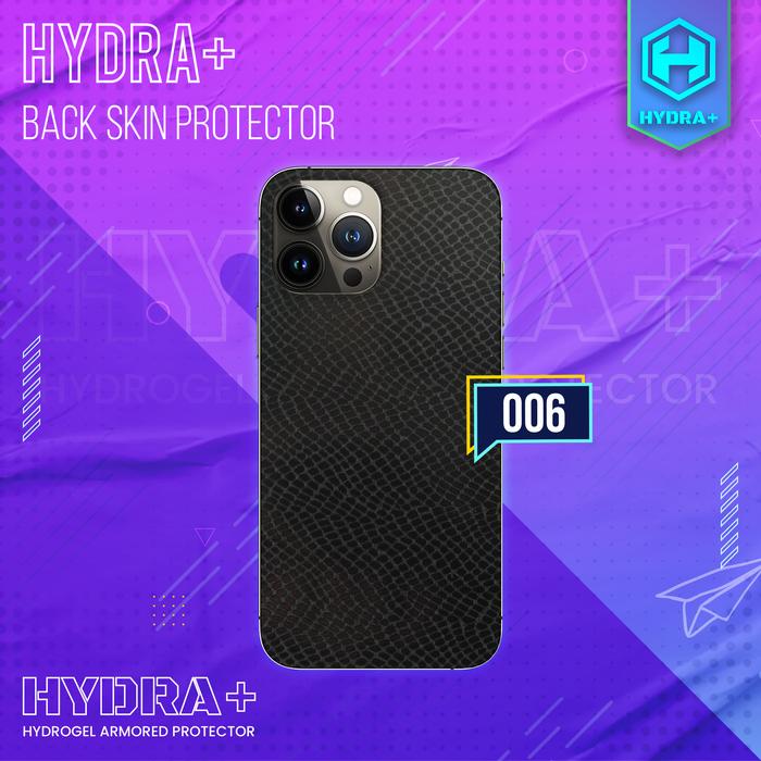 Promo HYDRA+ BACK SKIN PROTECTOR SEMUA TIPE HP - 3D BLACK MOTIVE ...