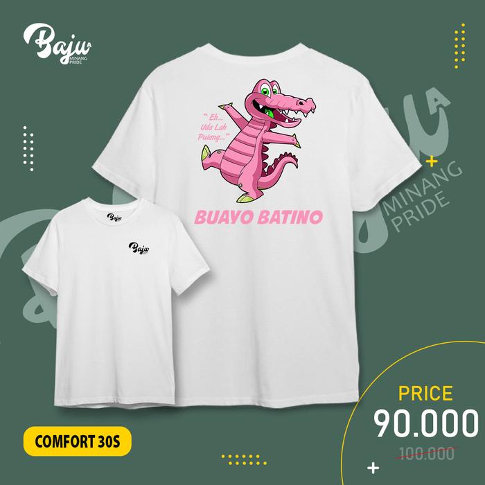 Gambar Bajua - Buayo Batino - M,L,XL,XXL - Putih, XL dari Bajua (Minang pride) undefined Tokopedia