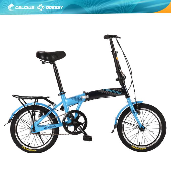 Gambar Sepeda Lipat | Folding Bike Odessy RODEO 2.0 - 1 speed Garansi - Biru, 16 dari celciusodessy.bike undefined Tokopedia