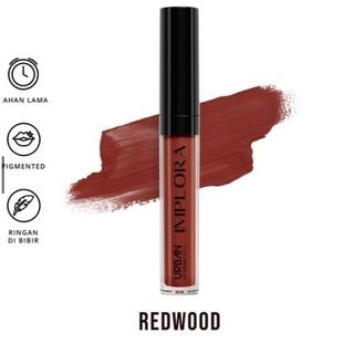 Gambar IMPLORA Urban Lip Cream Matte Original BPOM Lipstik Lipcream Lipstick - 17 Redwood dari Juju Cosmetic undefined Tokopedia