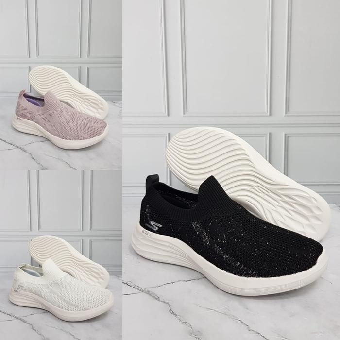 Sepatu Skechers You Wave Women Sepatu Skechers Wanita Original Resel  Putih, 37 di Pediashoes Tokopedia