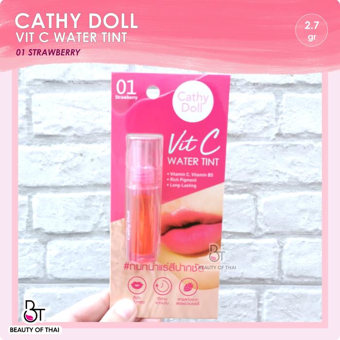 Gambar CATHY DOLL VIT C WATER TINT 2.7G | LipTint Bibir - 03 PEACH dari Beautyofthai undefined 4 Tokopedia