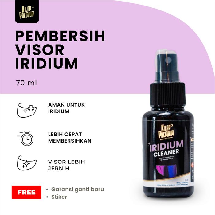 Gambar Iridium Cleaner | Kilap Premium - Pembersih Visor Iridium Aman - SPRAY 70 ML dari Pusat Pengkilap undefined Tokopedia