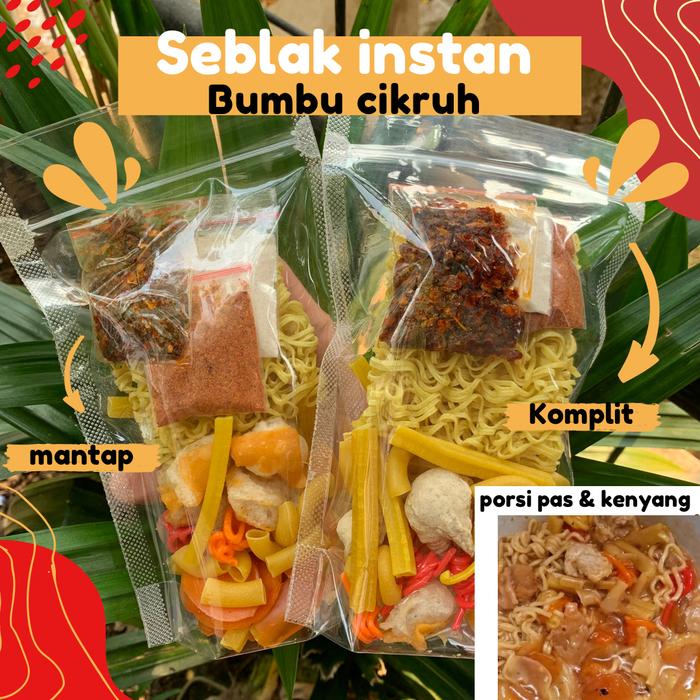Gambar seblak instant komplit bumbu cikruh bandung aufaro snack - Cuanki instan dari Aufaro Snack undefined Tokopedia