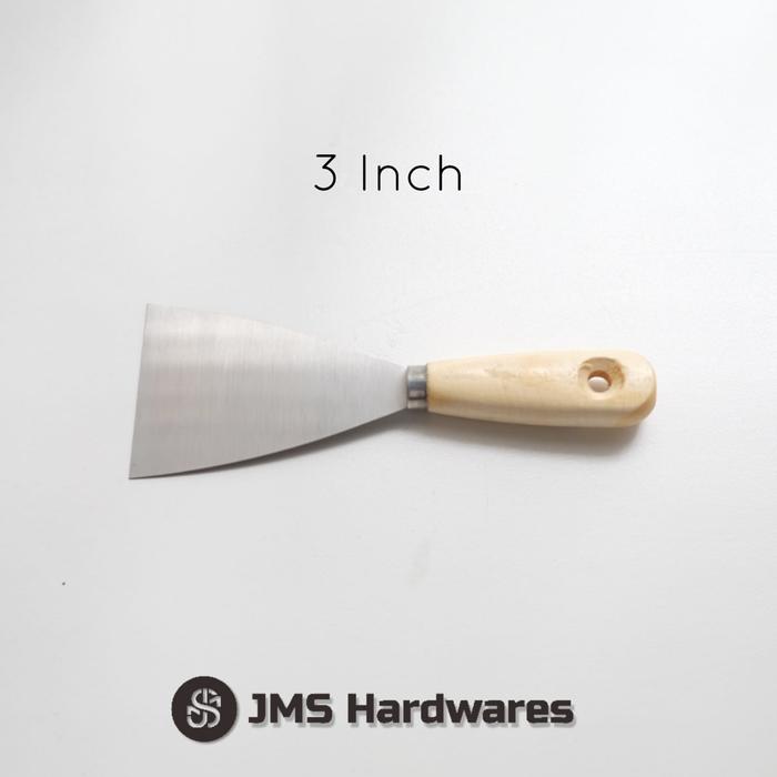 Gambar Kapi Gagang Kayu / Scraper / Skrap / Scrap / Kapi Plat Gg Kayu Murah - 3" dari JMS Hardwares undefined Tokopedia