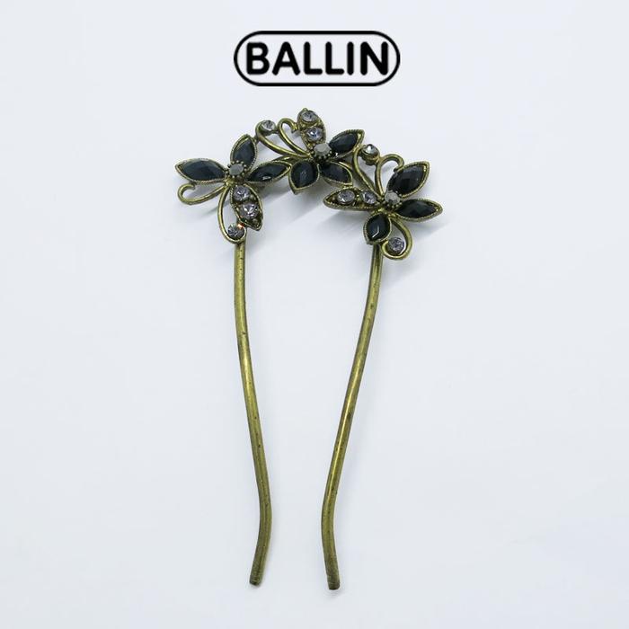 Gambar Ballin Tusuk Rambut Wanita / Sirkam / Tusuk Konde Zwitania - Black - 1 dari Ballin ID undefined Tokopedia