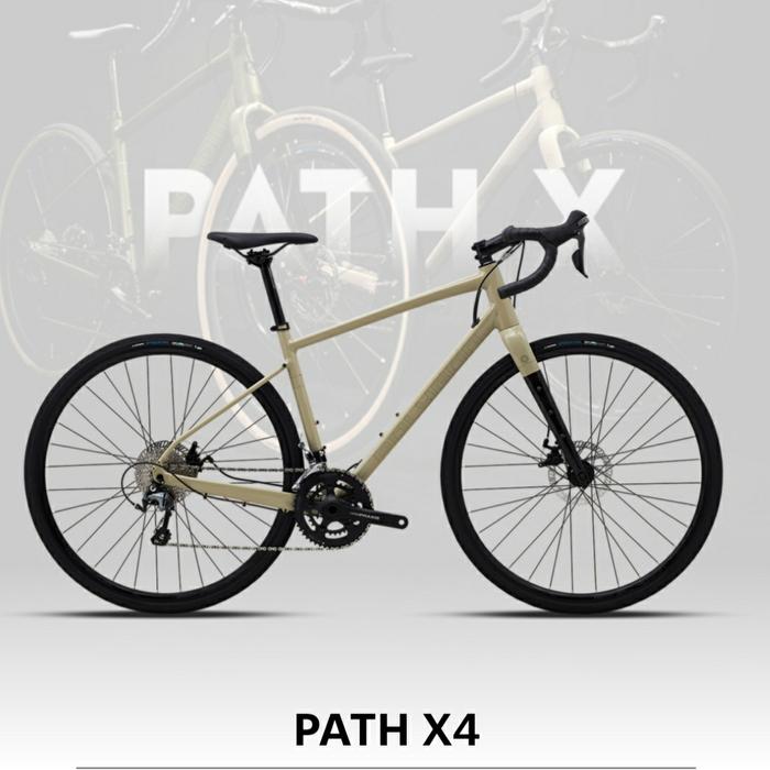 Gambar Sepeda polygon Path X4 sepeda gravel terbaru - Cream, S dari Sumber Bikeshop Mjkt_NEW undefined Tokopedia