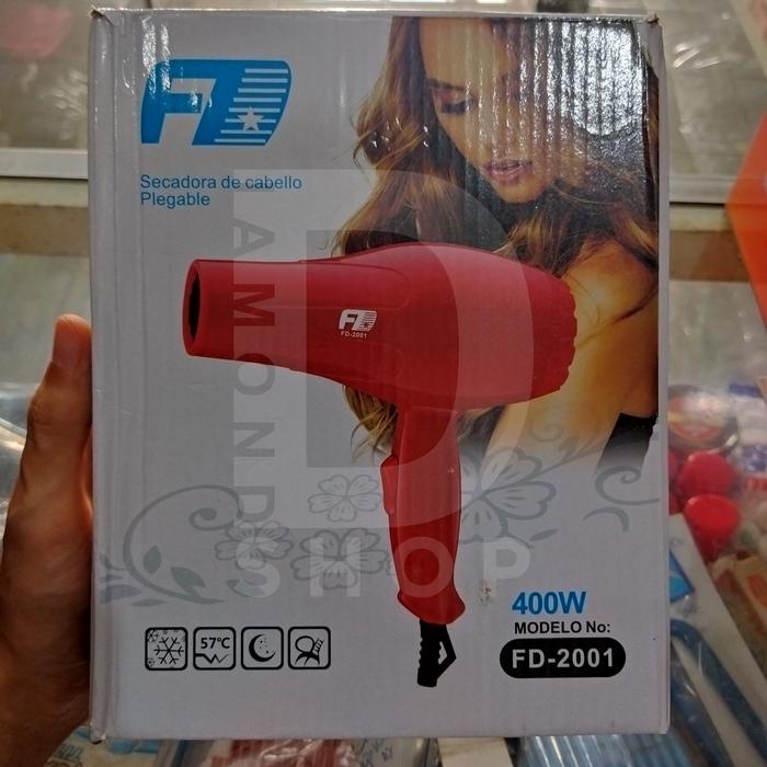Gambar Hair Dryer FD FD-2001 400 Watt Warna Merah dari Toko Diamond Mks Tokopedia undefined Tokopedia
