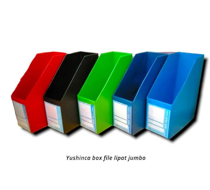 Jual BOX FILE BOKS DOKUMEN FOLIO PVC WARNA JUMBO TEBAL YUSHINCA Kota