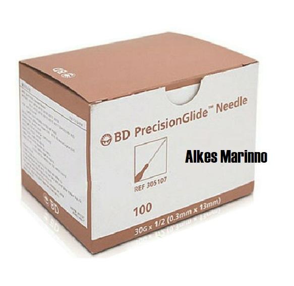 Gambar Jarum BD - Disposable Needle 18g 23g 24g 25g 26g 27g 30g - 30g dari Alkes Marinno undefined Tokopedia