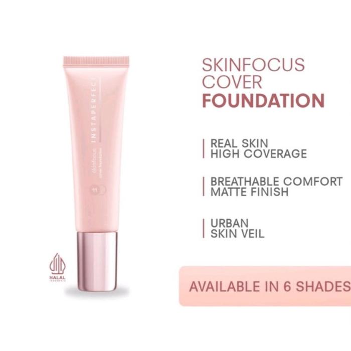 Gambar Wardah Instaperfect Skinfocus Cover Foundation - 52 Almond dari Orchid Cosmetic undefined Tokopedia
