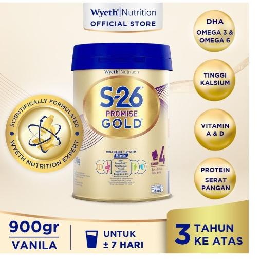 Gambar S-26 Promise Gold Susu Bubuk Pertumbuhan 4 Vanilla 900G dari EL NUNO undefined Tokopedia