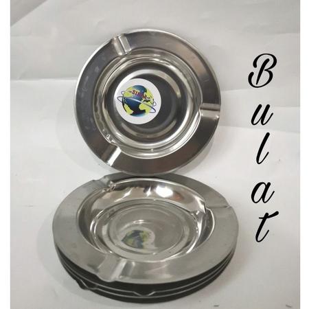 Gambar ASBAK STAINLESS ASBAK BULAT ASBAK KOTAK UKURAN 11 CM - BULAT dari Onesupp Acc undefined Tokopedia
