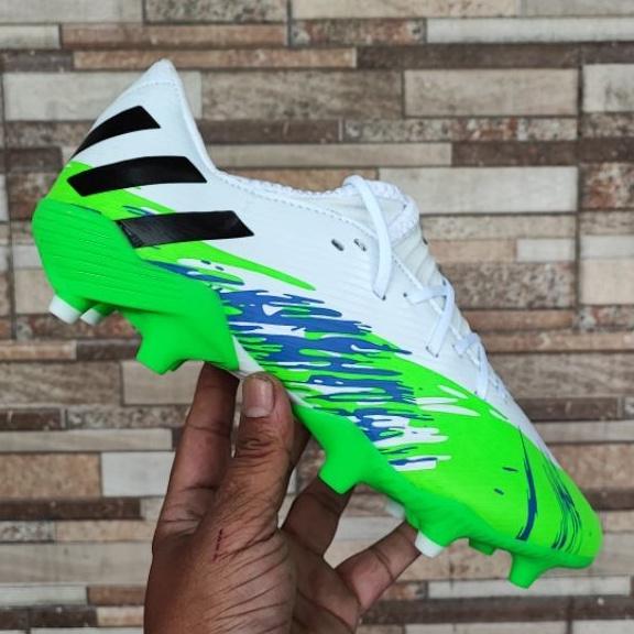 SEPATU BOLA ADIDAS NEMEZIZ GREEN FG-SEPATU BOLA ADIDAS-SOCCER 39 di  Sepatustar Tokopedia