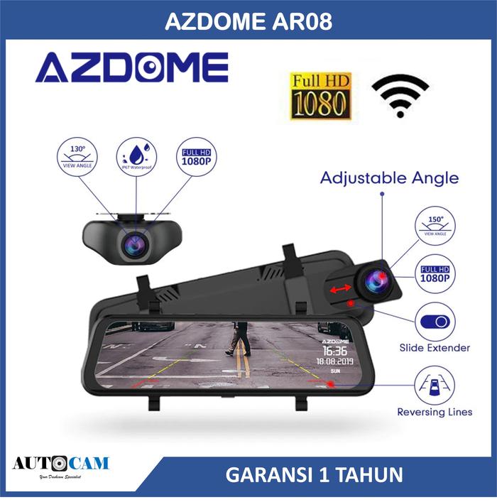 Gambar AZDOME Mirror Dash Camera Touch Screen 1080P ADAS Parking Mode - AR08 dari Dashcamera undefined Tokopedia