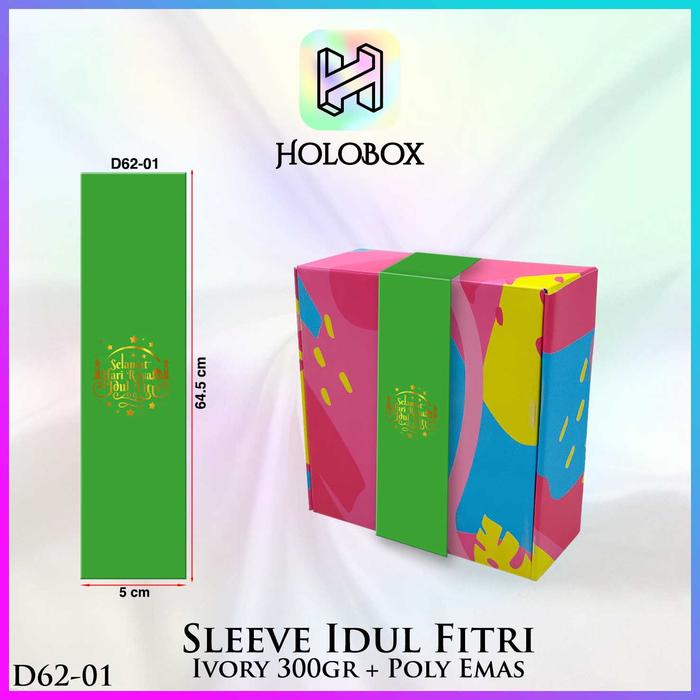 Gambar SLEEVE KUE/PAPER BELT LEBARAN/SLEEVE KOTAK/SLEEVE IDUL FITRI|D62 - D37-05 dari HoloPackaging undefined 5 Tokopedia