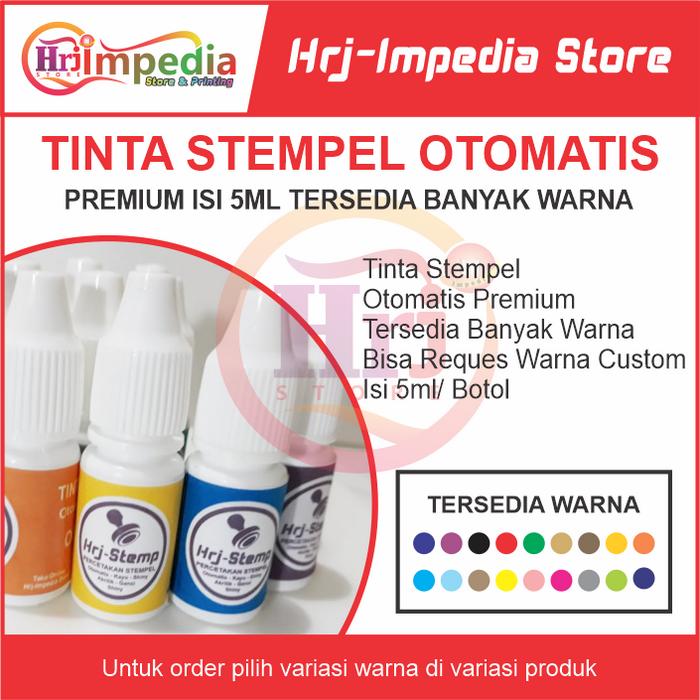 Gambar Cetak Stempel Toko Sembako 2 Warna | Cetak Cap Stempel Toko Otomatis - Tinta Refil dari Hrj-Impedia Print undefined Tokopedia