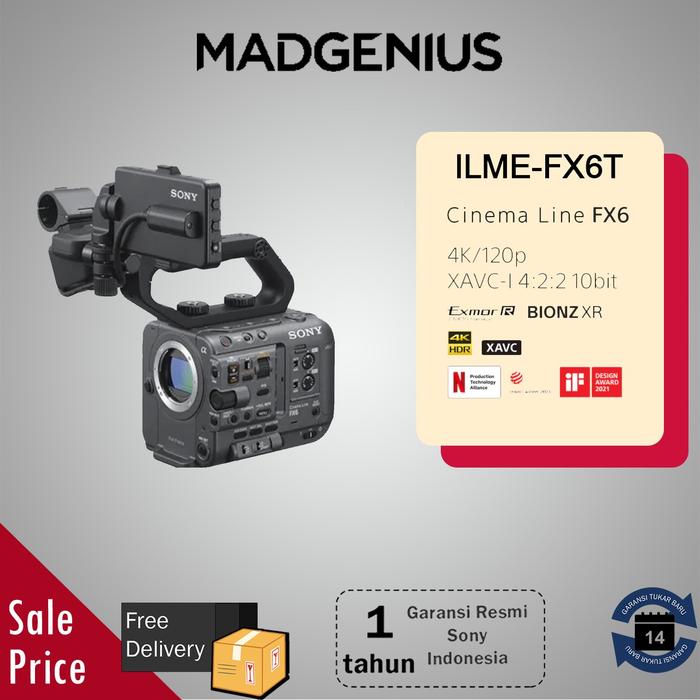Lens Sony Fx6 Harga Alpha 6000 Sony FX6 Digital Cinema Camera Kit