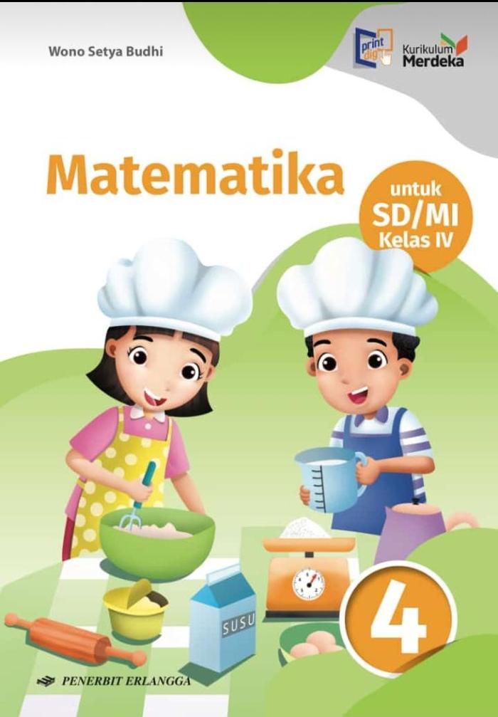 Gambar MATEMATIKA SD/MI Kelas 1 2 3 4 5 6 Penerbit Erlangga Kurikulum Merdeka - KELAS 4 dari book star lima undefined Tokopedia