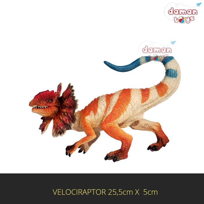 Gambar mainan anak actionfigure jurassic dinosaurus indominus rex world wild - velociraptor dari damantoys undefined Tokopedia