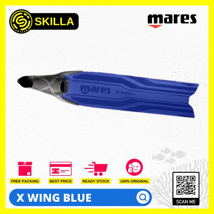 Gambar Mares X Wing Freediving Long Fins - Blue, 40-41 dari Skilla Gears undefined Tokopedia