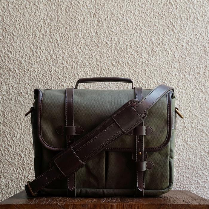 Gambar Rana 13 Olive Waxed Twill Camera Bag - Messenger Bag dari Letsdothis Indonesia undefined Tokopedia