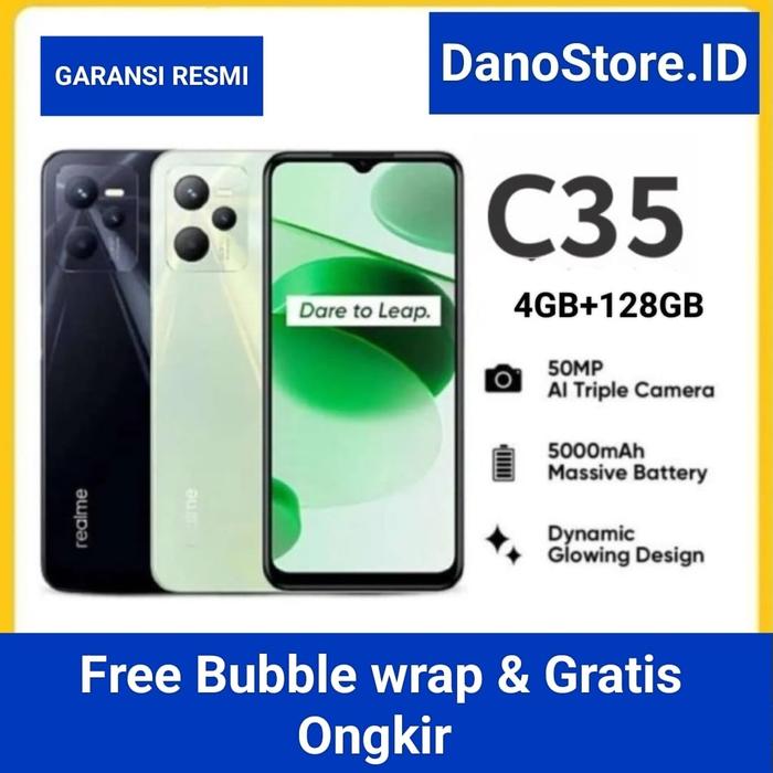 Gambar realme c35 4 128gb resmi - Hijau dari DanoStoreID undefined Tokopedia