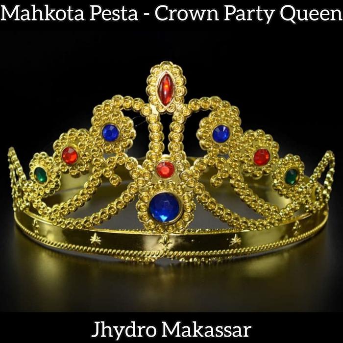 Gambar Mahkota Pesta / Crown Party King & Queen - Queen Gold dari Jhydro Makassar undefined Tokopedia