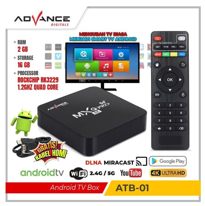 Mercadolibre Tv Channels Mxq Pro 4k 32gb Jual ADVANCE ATB-01