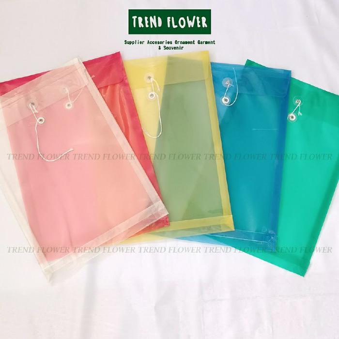 Gambar Map Tali Map Bening Map Putih Map Kerja Alat Tulis Kantor Map A4 F4 - Putih dari Trend Flower undefined Tokopedia