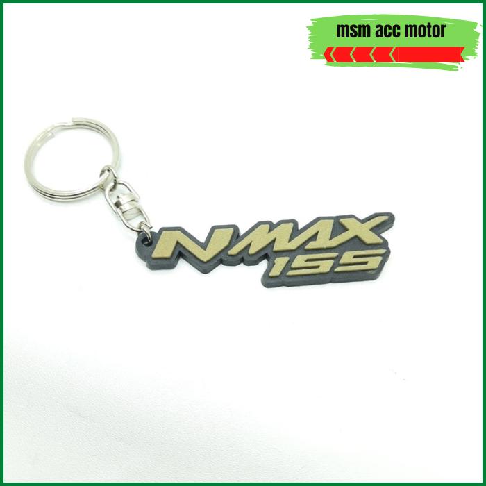Gambar Gantungan Kunci 3D Tulisan Nmax + Silikon Kunci Keyless Nmax Lama Baru - Gold, Gantungan Saja dari dands acc motor undefined Tokopedia
