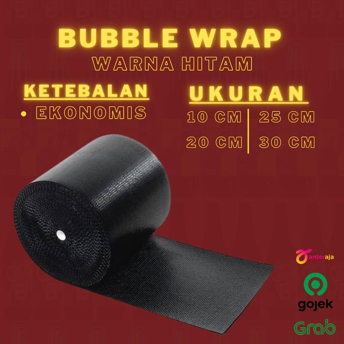 Gambar [HANYA INSTANT] Bubble Wrap Premium 10 CM - 30 CM x 50 METER Tebal & Kuat - HITAM EKONOMIS, 10 CM X 50 M dari COFFEE CO ID undefined Tokopedia