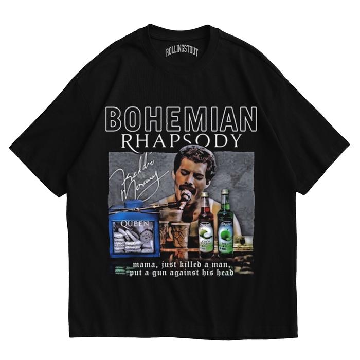 Gambar Rollingstout - Kaos Bohemian Rhapsody - Hitam, XL dari Rollingstout undefined Tokopedia