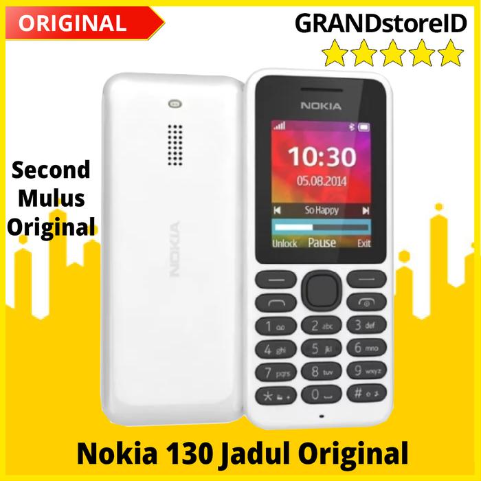 Gambar Hp Nokia 130 Original Jadul Mulus - Putih dari Grandstoreid1 undefined Tokopedia