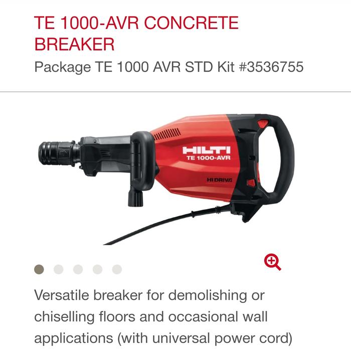 Image of Hilti TE 1000-AVR vibration reduction