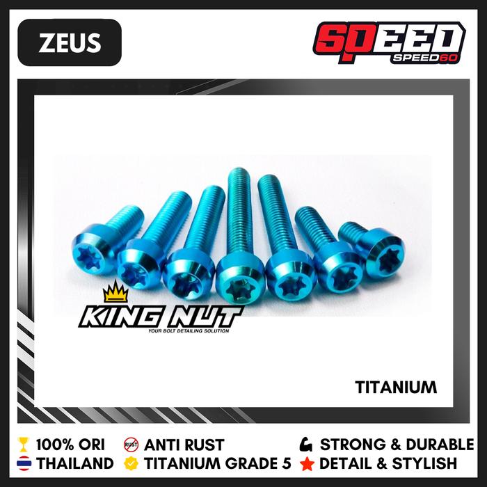 Gambar Titanium Probolt Baut CVT Honda Scoopy Beat Spacy Grade 5 King Nut Th - ARTEMIS dari Speed60 undefined 5 Tokopedia