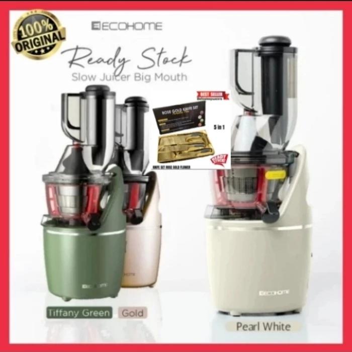 Gambar Ecohome Slow Juicer Big Mouth ESJ -999BM - PEARL WHITE dari Toko Murah 133 undefined Tokopedia