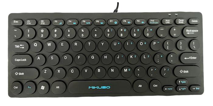 Gambar Keyboard Mikuso KB-003U USB Mini Keyboard - Hitam dari MXKomputer_NEW undefined Tokopedia